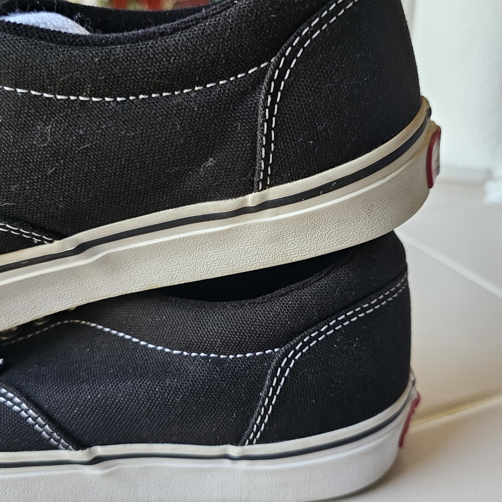 Vans Era Black Canvas Skate Shoes Men’s 8.5 Classic Streetwear Sneakers - Picture 13 of 16